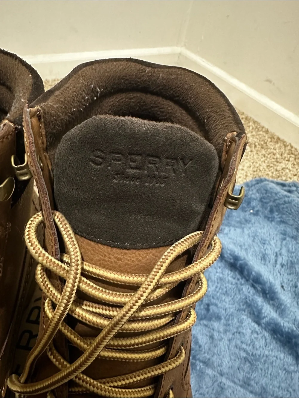 Sperry Brown and Dark Brown Waterproof Duck Boots